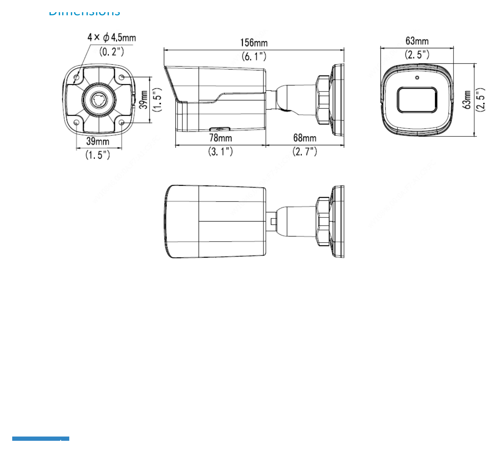IPC2124SB-ADF28KM-I0 外形尺寸圖 詳見圖示｜Unit: mm