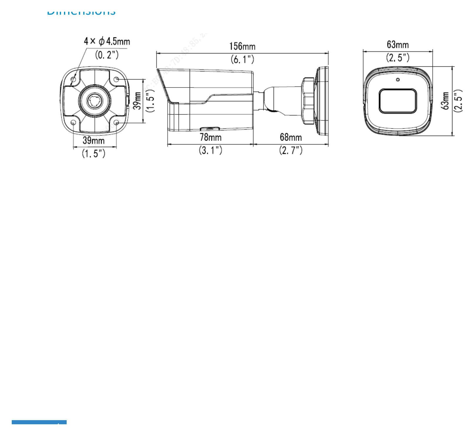 IPC2125SB-ADF28(40)KM-I0 外形尺寸圖 詳見圖示｜Unit: mm