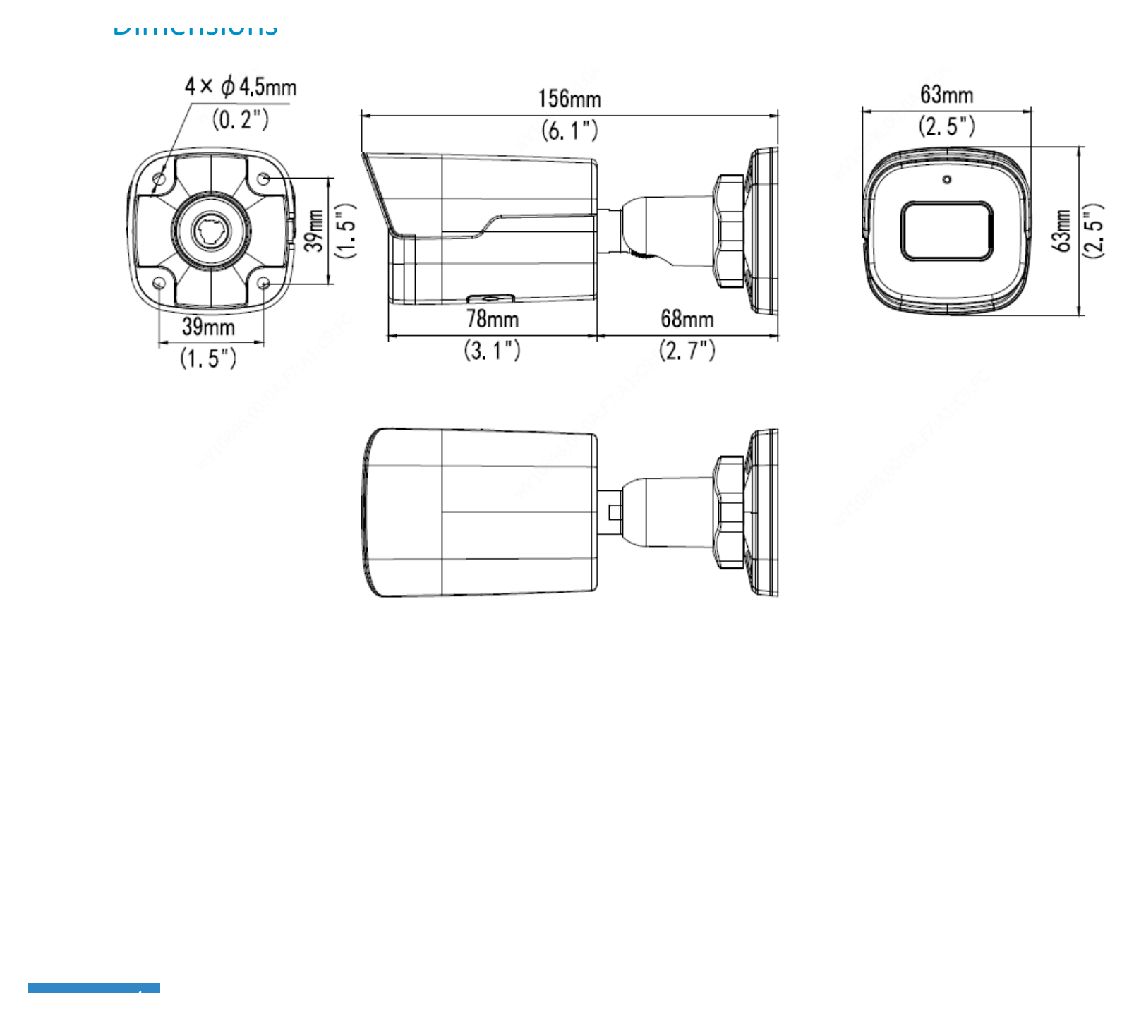 IPC2128SB-ADF28(40)KM-I0 外形尺寸圖 詳見圖示｜Unit: mm