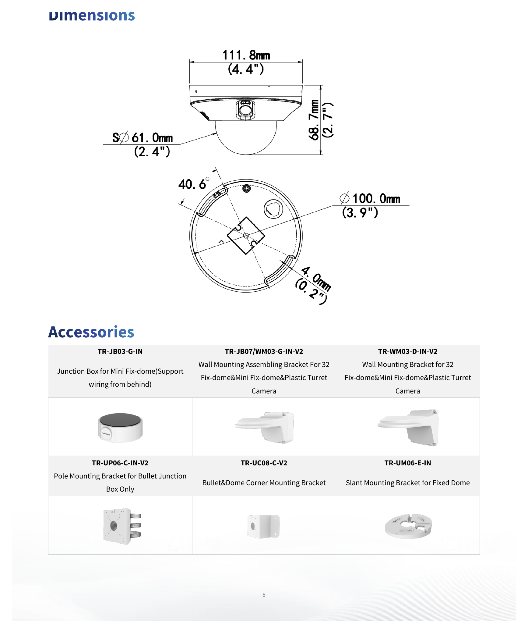 IPC312LP-ADF20KC-DL 外形尺寸圖 Ø100.0 mm × 68.7 mm (Ø3.9" × 2.7") (Ø × H)｜重量 0.25 kg (0.55 lb.)｜Unit: mm