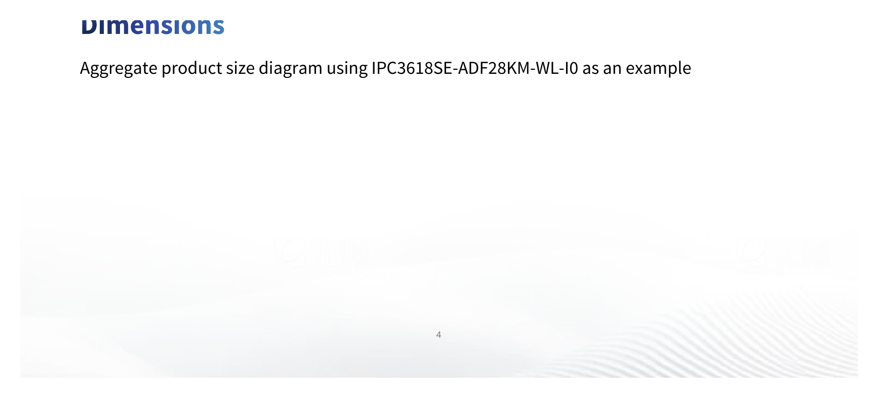 IPC3618SE-ADF28KM-WL-I0 外形尺寸圖 Ø111 mm × 95 mm (Ø4.4" × 3.7") (Ø × H)｜重量 0.44 kg (0.97 lb.)｜Unit: mm