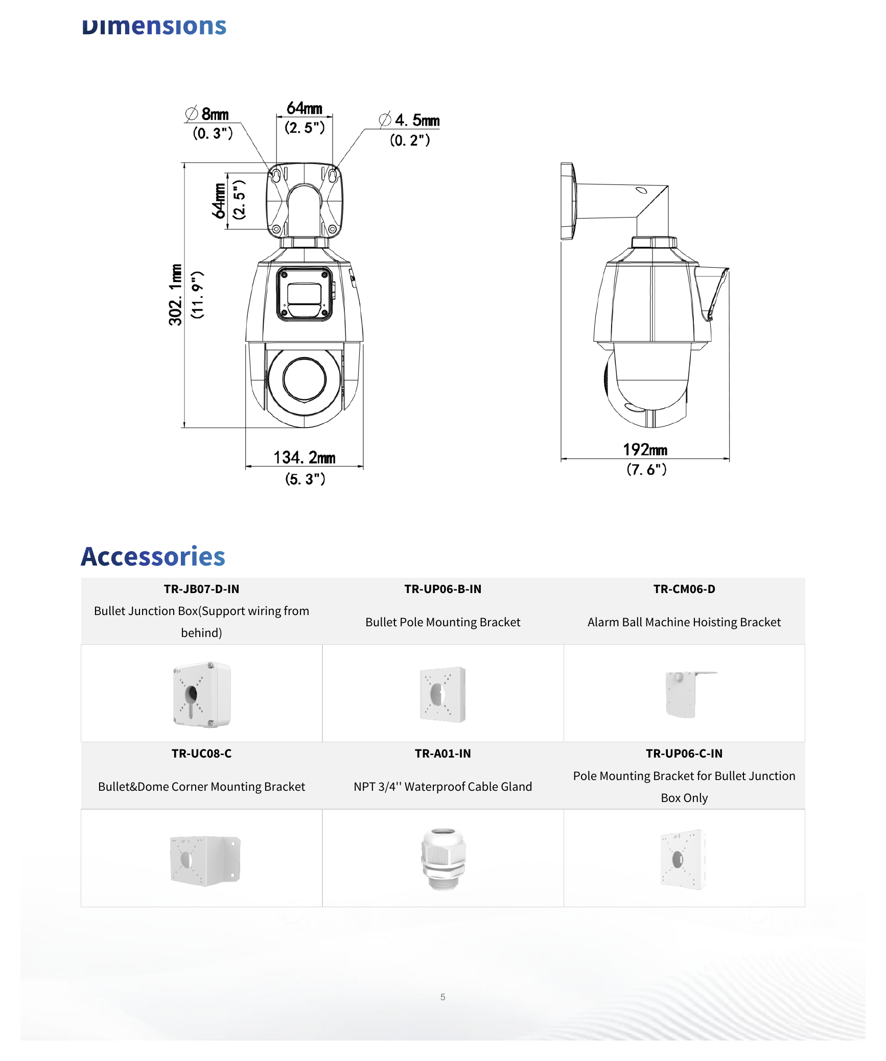 IPC9312LFW-AF28-2X4 外形尺寸圖 詳見圖示｜Unit: mm