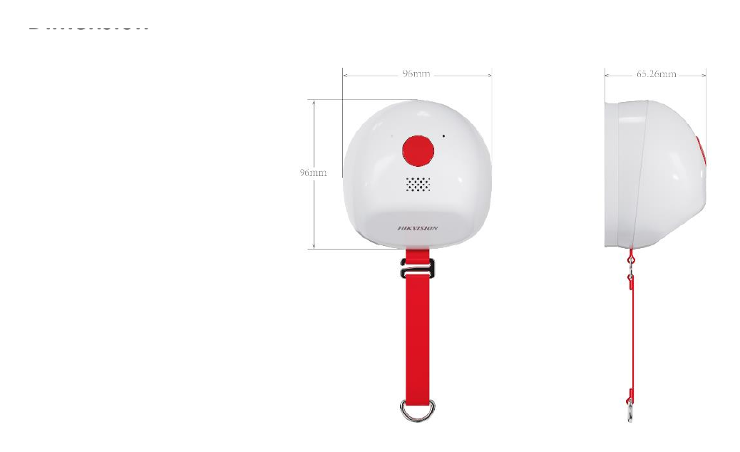 IRS-BVSMR3-H3AG 外形尺寸圖 96 mm × 96 mm × 65.26 mm (3.8" × 3.8" × 2.6") (L × W × H)｜Unit: mm