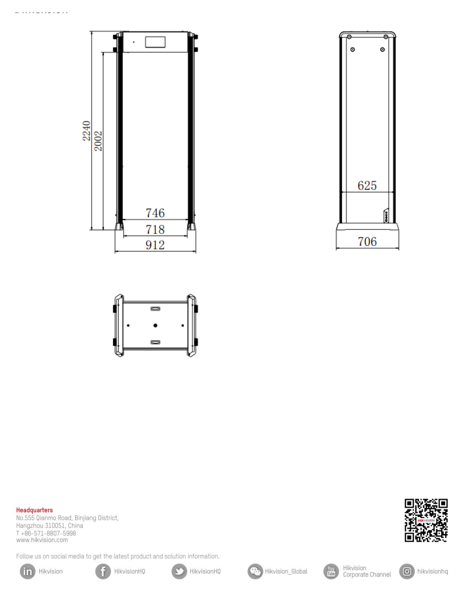 ISD-SMG924L-H(C) 外形尺寸圖 2240 mm(H) × 912 mm(W) × 706 mm(D) Case: 875 mm(L) × 785 mm(W) × 350 mm (H) Package Size Planks : 2325 mm(L) × 785 mm(W)