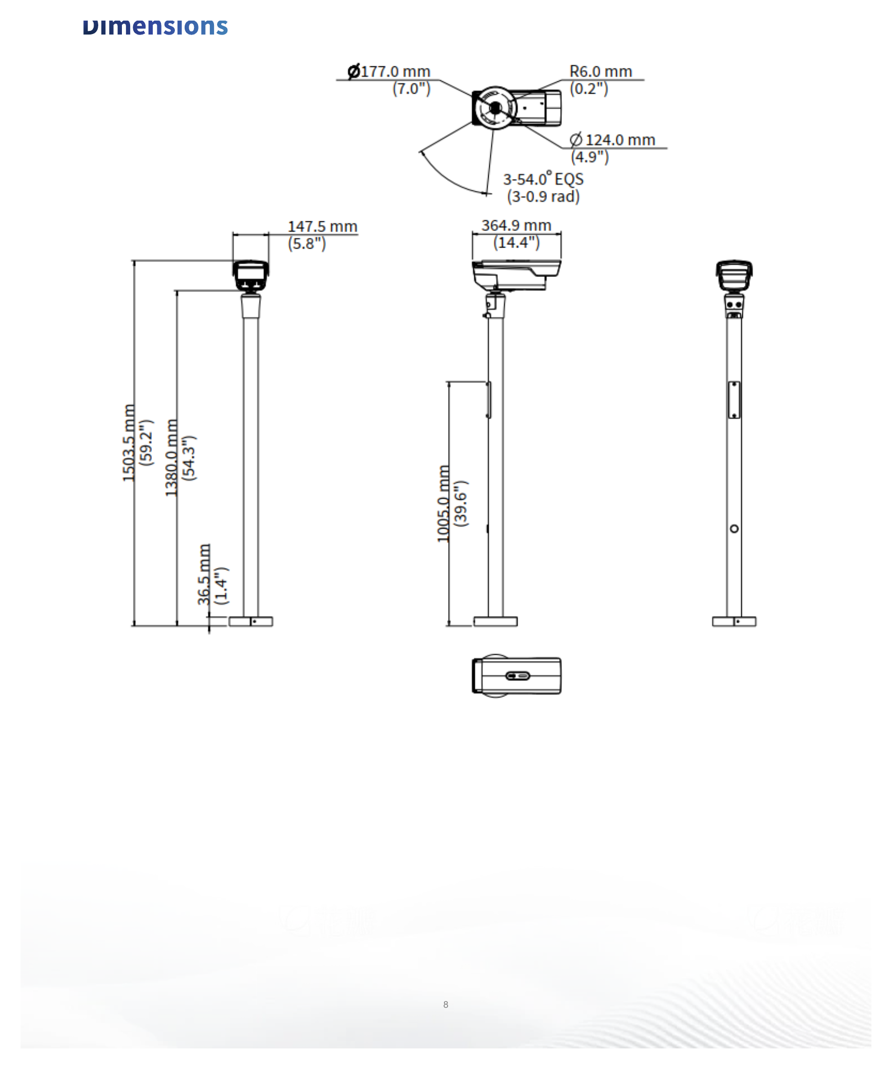 KIT-PKC2841-Z28-WH-PKP-LZ 外形尺寸圖 詳見圖示｜Unit: mm