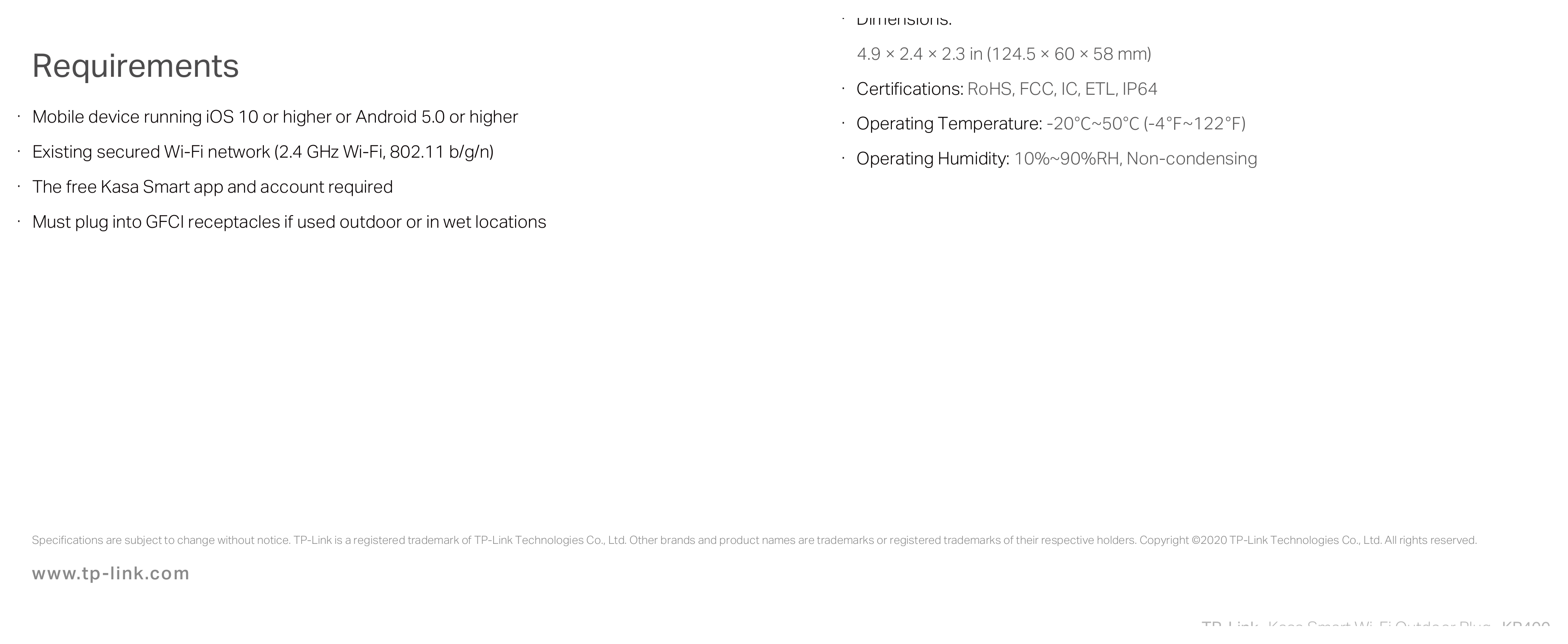 KP400(US)2.0 外形尺寸圖 詳見圖示|Unit: mm