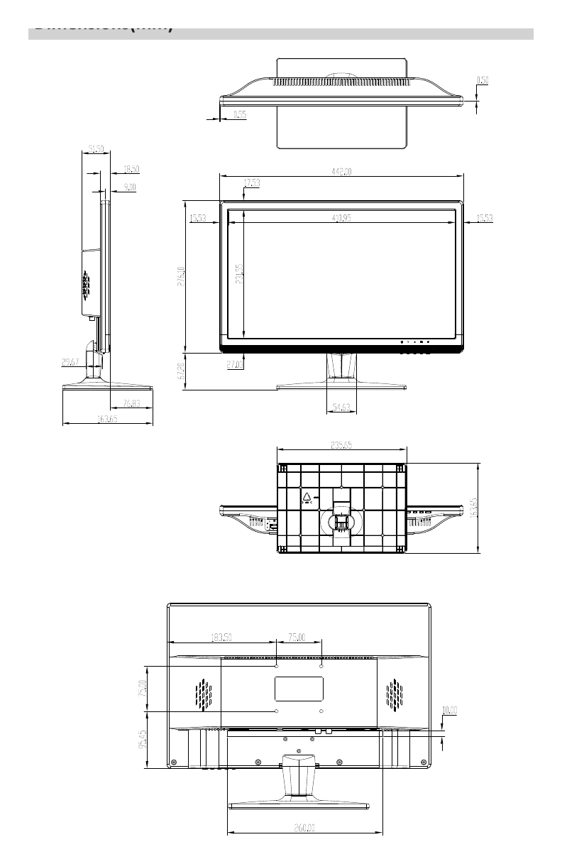 LM19-F110 外形尺寸圖 詳見圖示｜Unit: mm