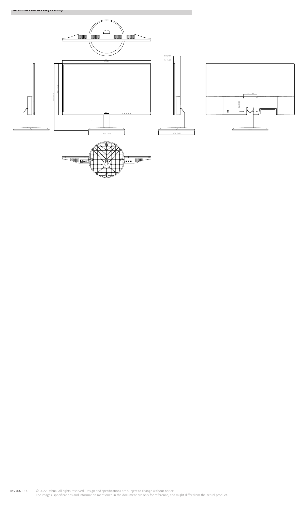 LM22-H200 外形尺寸圖 詳見圖示｜Unit: mm