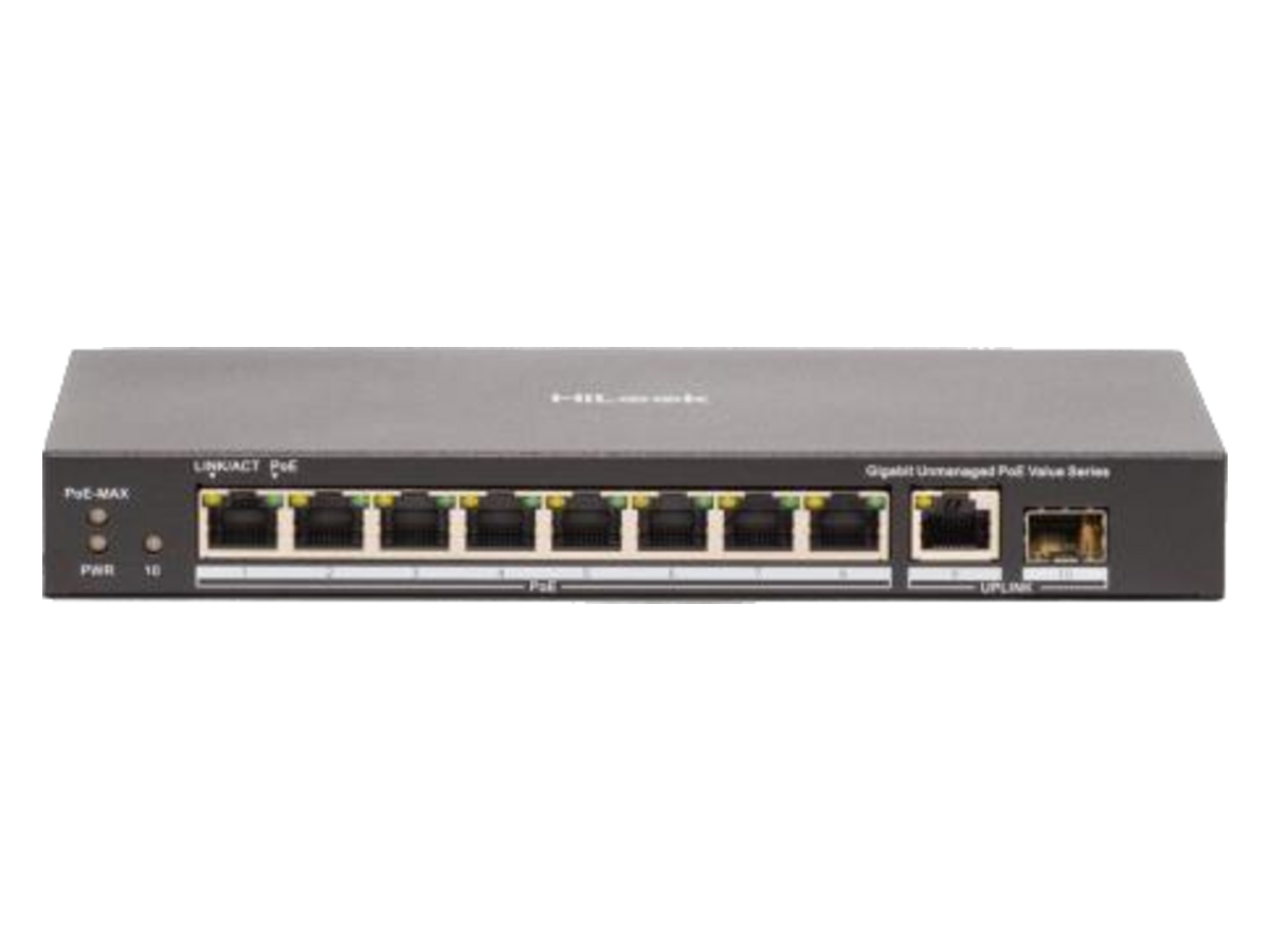 NS-0510P-80(B) Hikvision 8 Port Gigabit Unmanaged PoE Switch 產品圖片