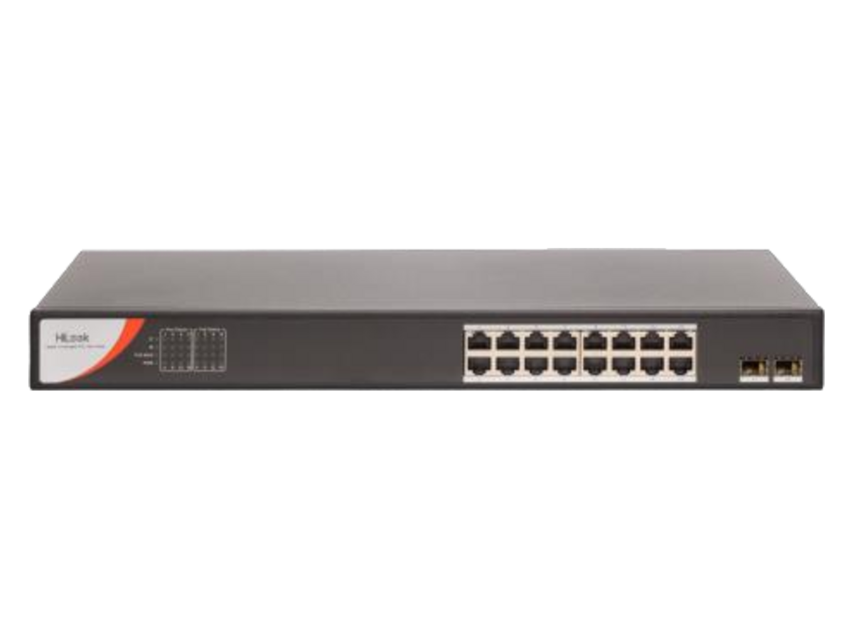 NS-0518P-125(B) Hikvision 16 Port Gigabit Unmanaged PoE Switch 產品圖片