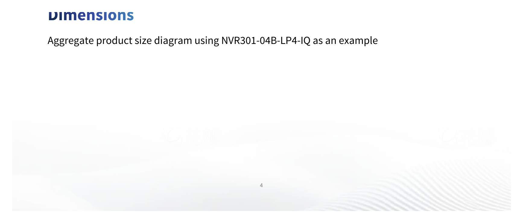 NVR301-04B-LP4-IQ 外形尺寸圖 詳見圖示｜Unit: mm