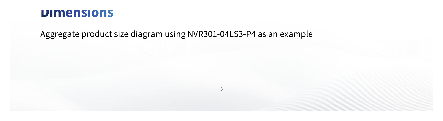 NVR301-04LS3-P4 外形尺寸圖 詳見圖示｜Unit: mm