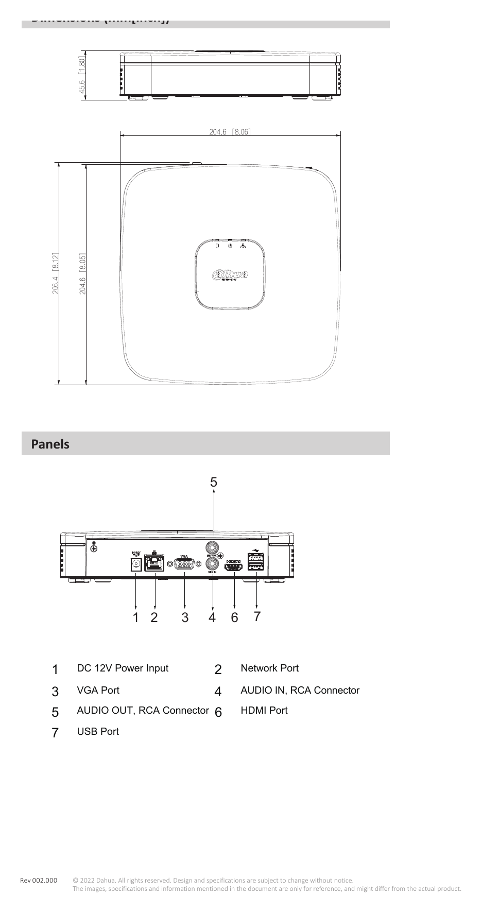 NVR4108-4KS2-L 外形尺寸圖 詳見圖示｜Unit: mm