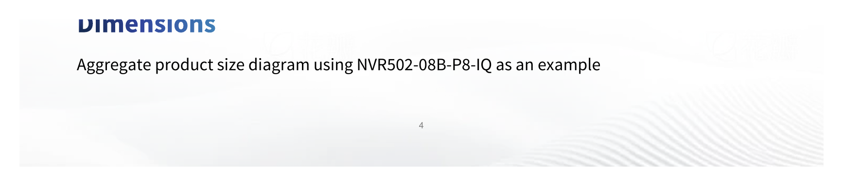 NVR502-08B-P8-IQ 外形尺寸圖 380mm × 322mm × 53mm (15.0"×12.7"×2.1")｜Unit: mm