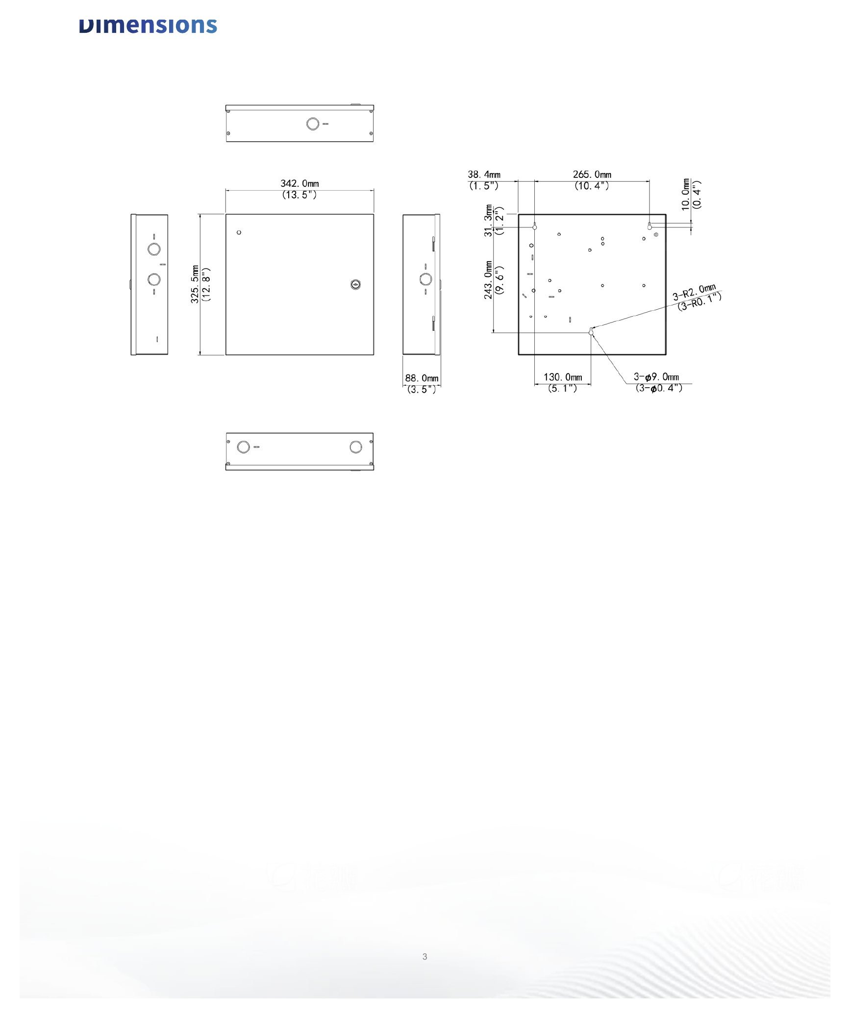 OER-604 外形尺寸圖 詳見圖示｜Unit: mm