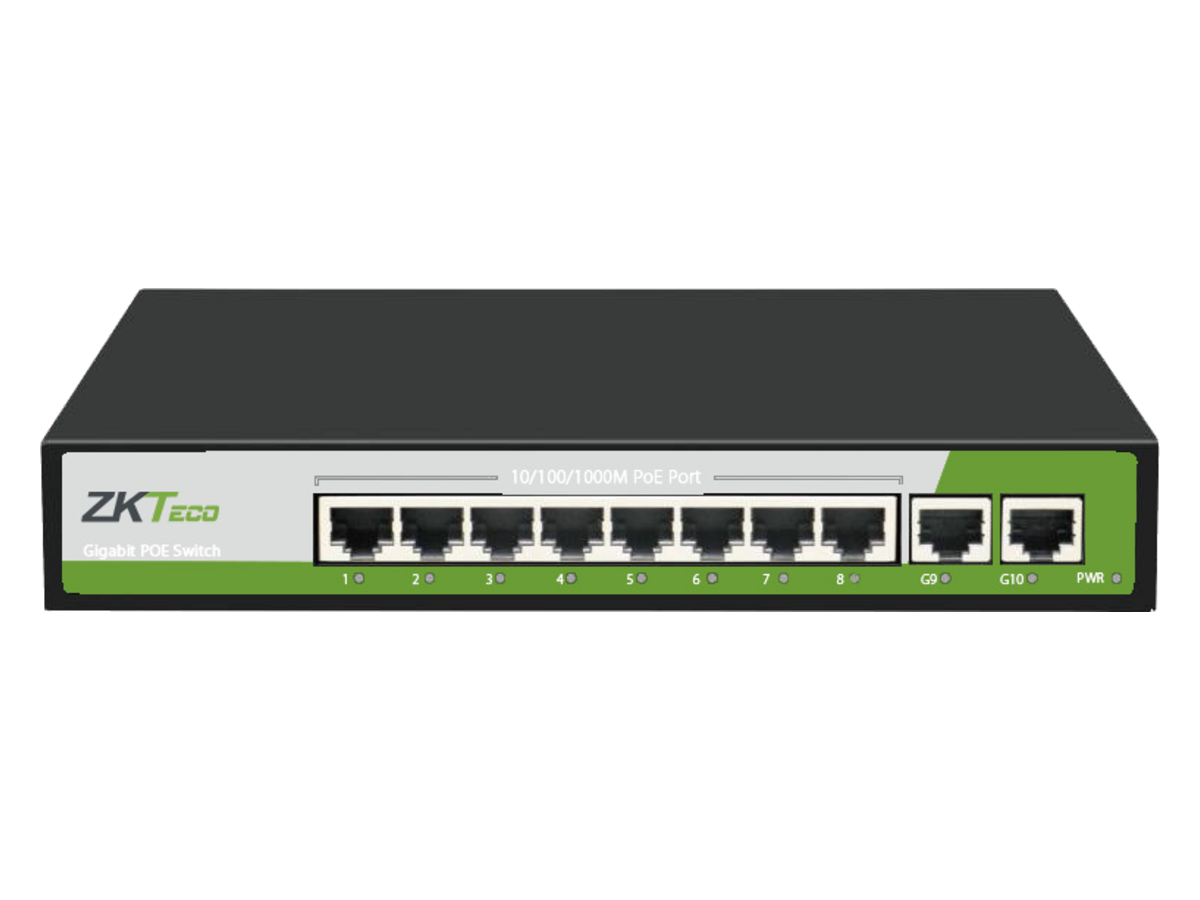 PE082-120-G ZKTeco 8 Ports 10/100/1000Mbps PoE Ethernet Switch 產品圖片