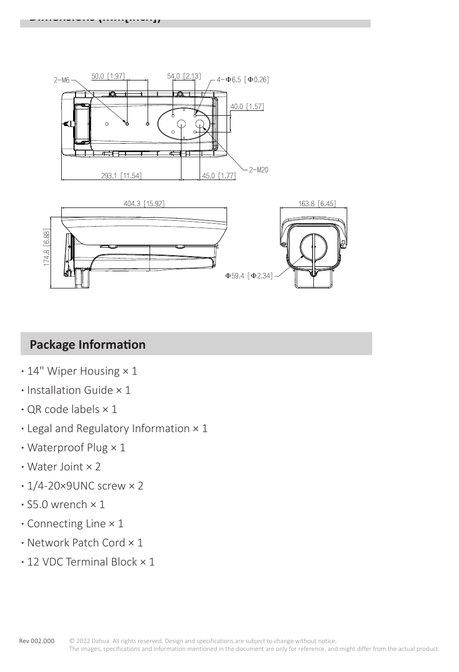 PFH610N-IR-W-POE 外形尺寸圖 詳見圖示｜Unit: mm