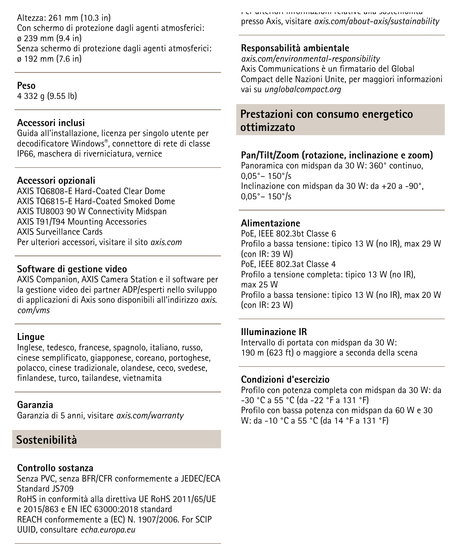 Q6325-LE-PTZ 外形尺寸圖 詳見圖示｜Unit: mm