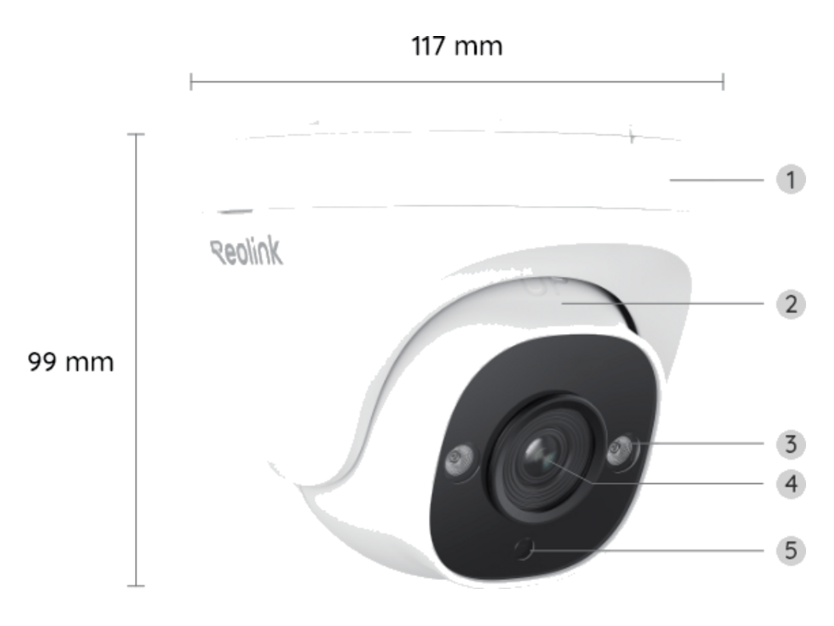 RLC-520A-1732716827977-RLC-520A reolink 5MP Super HD Dome PoE 產品圖片