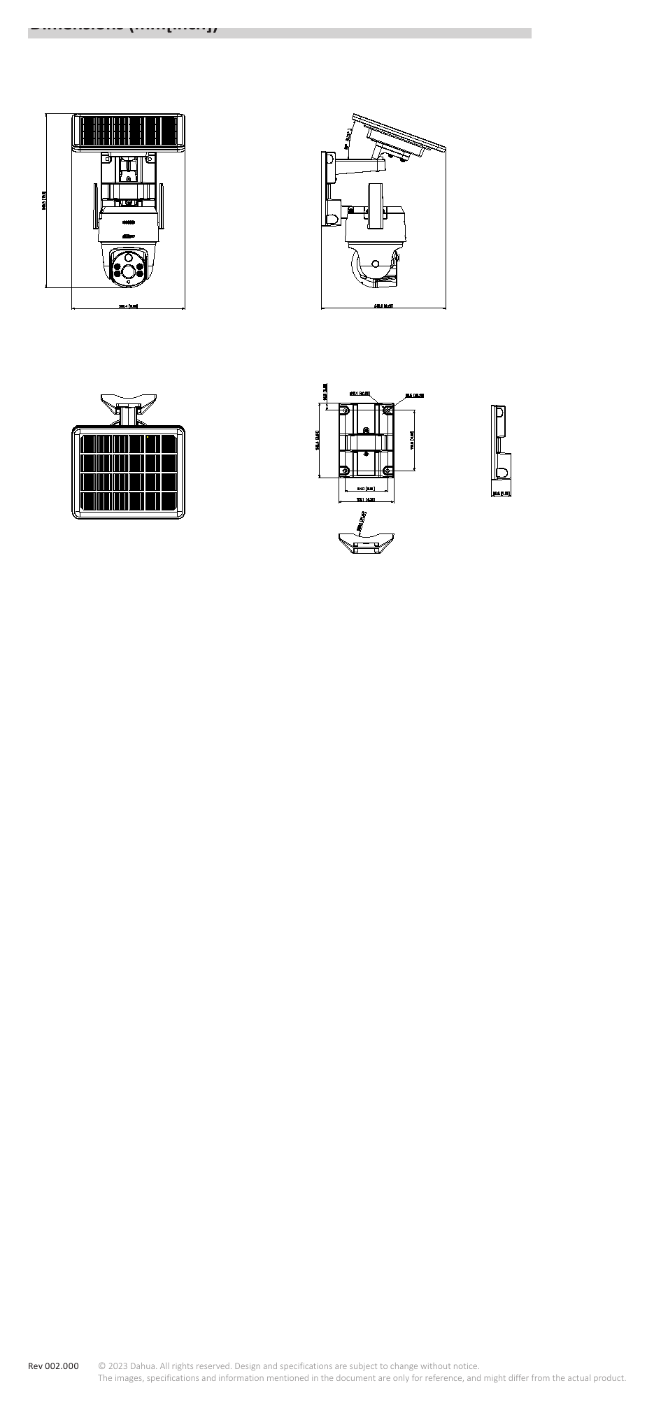 SD2A200HB-GN-AGQ-PV-SP-LA-S0 外形尺寸圖 Region of Interest (RoI) Yes × H)｜Unit: mm
