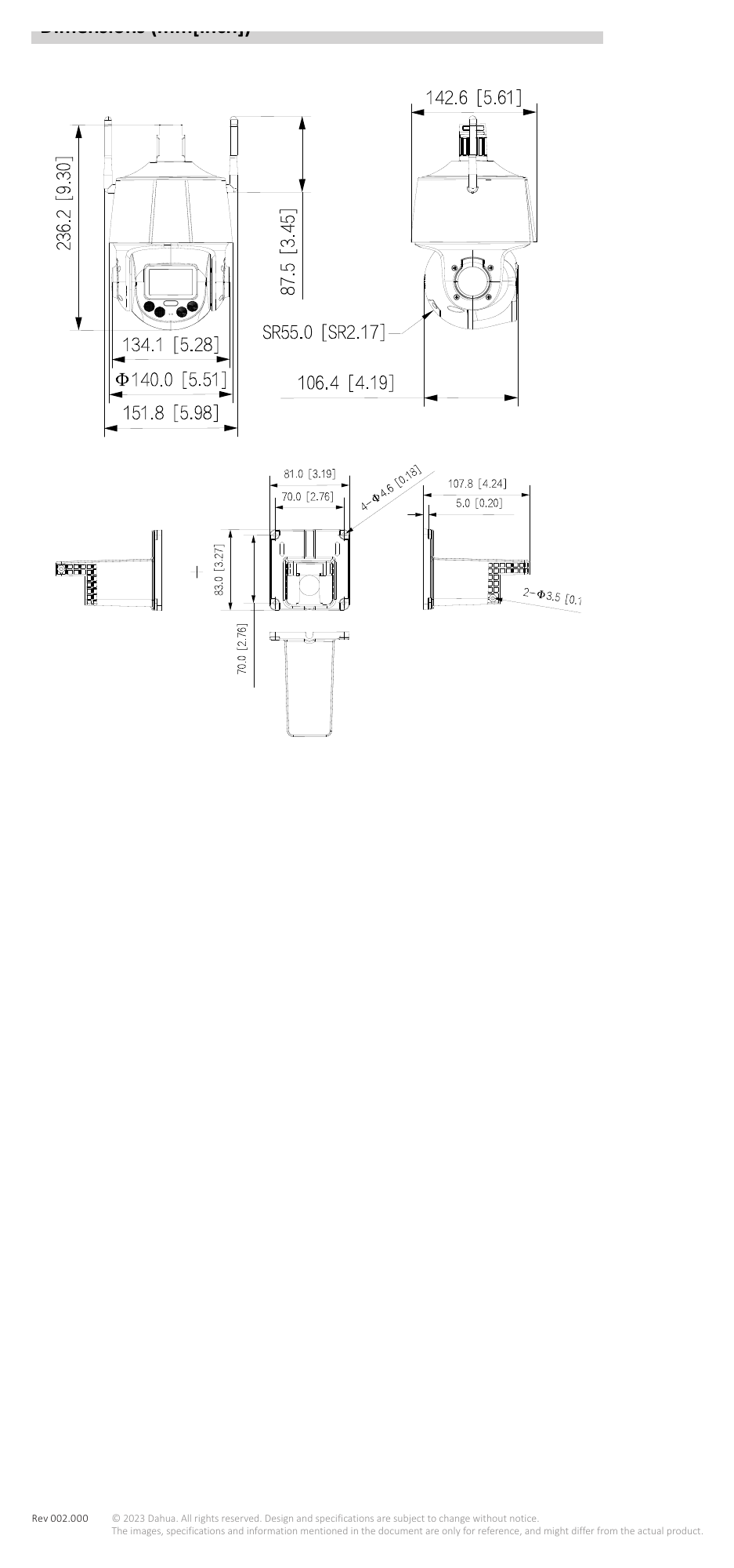 SD3C205DB-GNY-AW-PV-S0 外形尺寸圖 詳見圖示｜Unit: mm