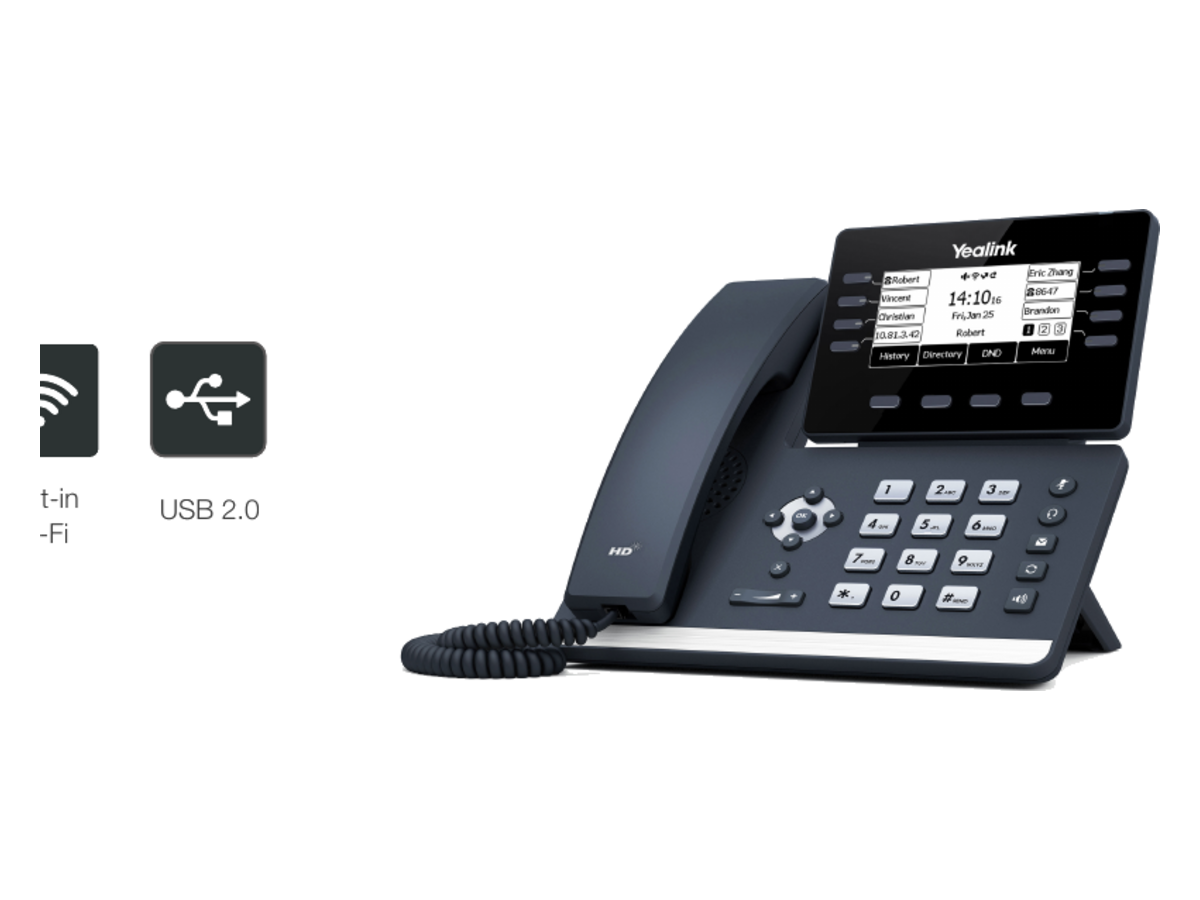 SIP-T53W Yealink T53W 彩屏商務IP電話 產品圖片