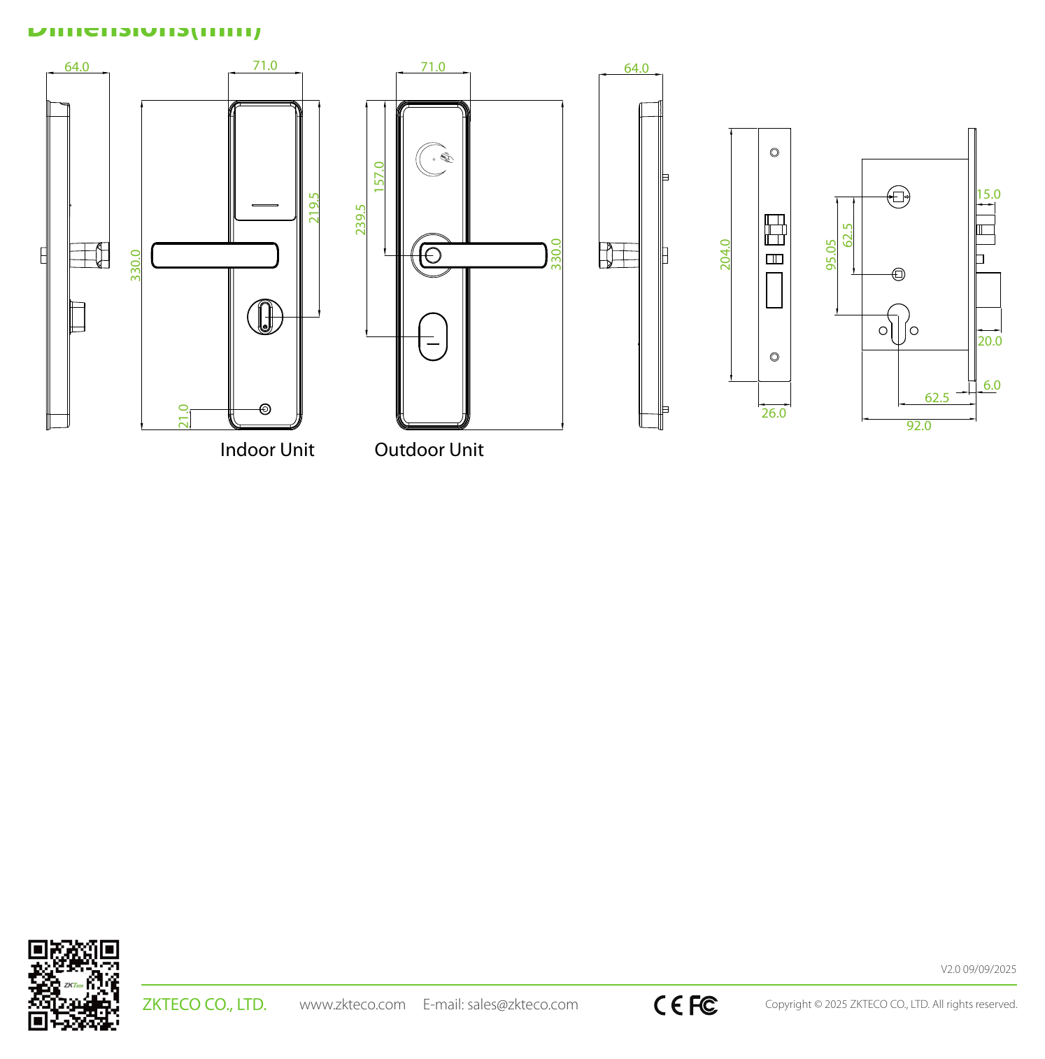 SL02-ZL140H 外形尺寸圖 詳見圖示|Unit: mm