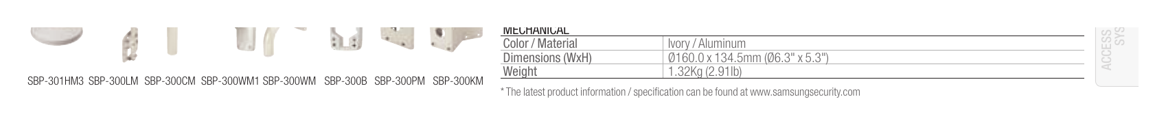 SNV-7082 外形尺寸圖 Unit : mm (inch) Video Quality Adjustment MJPEG : Quality level control｜重量 1.32Kg (2.91lb) * The latest product informat