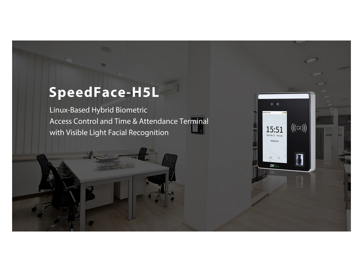 SPEEDFACEH5L ZKTeco Recognition                       Recognition     Acceptance      Better Hygiene 產品圖片