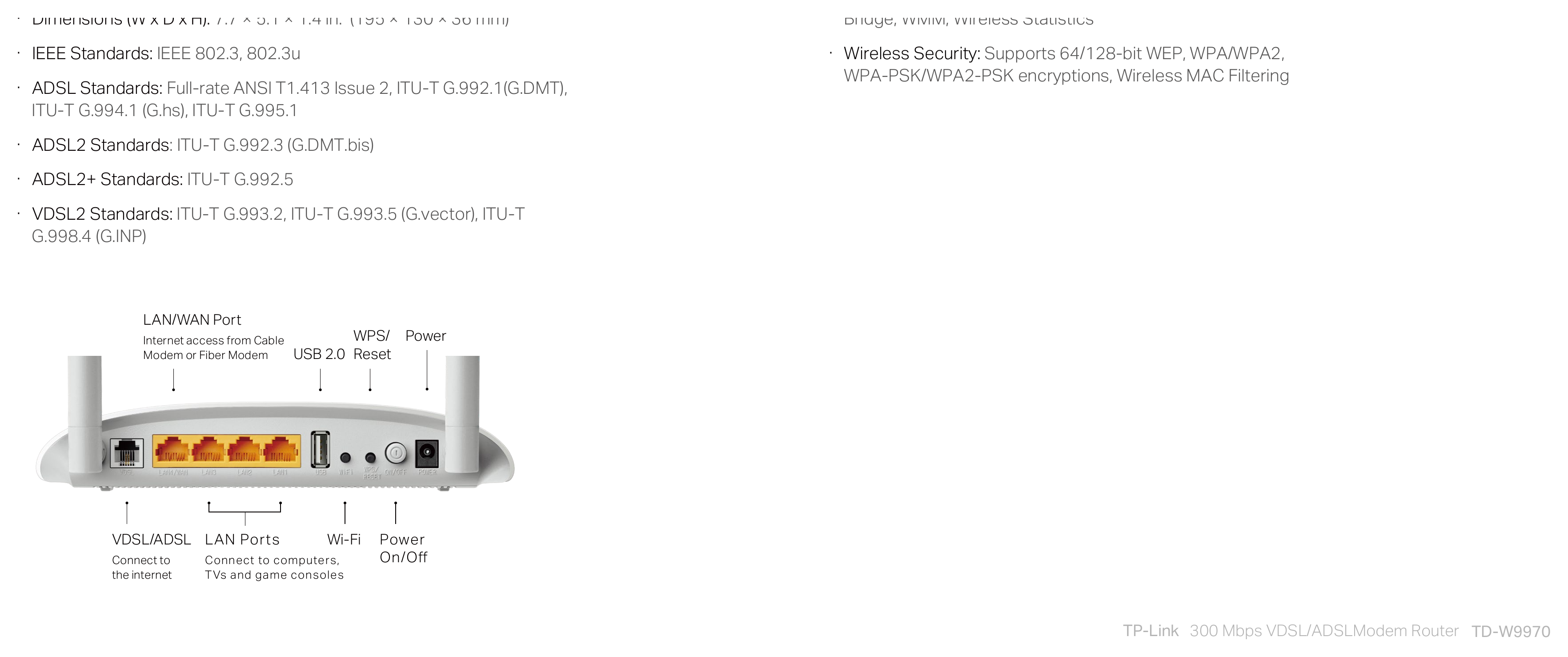 TD-W9770(EU)3.0 外形尺寸圖 詳見圖示|Unit: mm