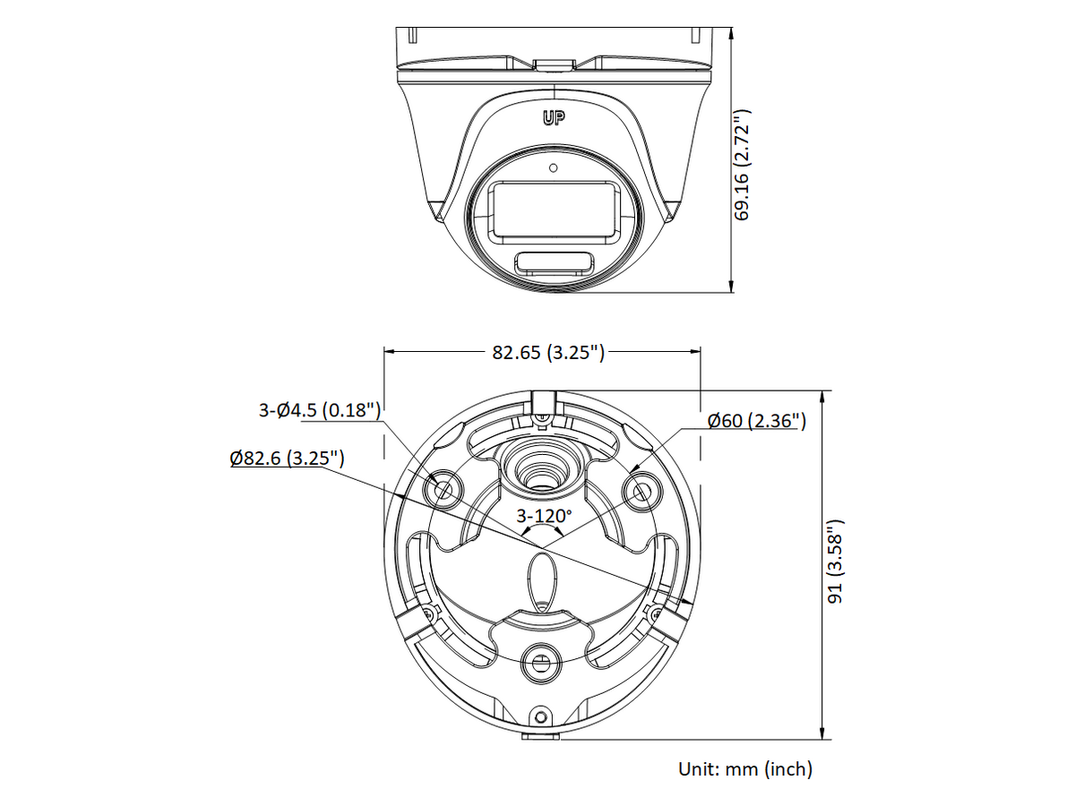 THC-T127-LMS 2MP雙光源收音豆型攝影機 產品圖片