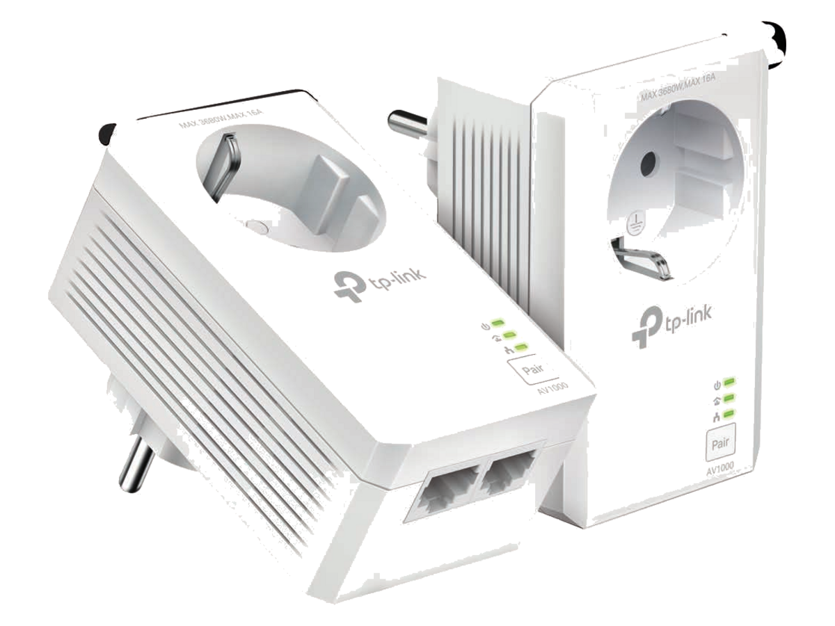 TL-PA7027P-KIT(EU)1.0 tp-link Gigabit Passthrough 產品圖片