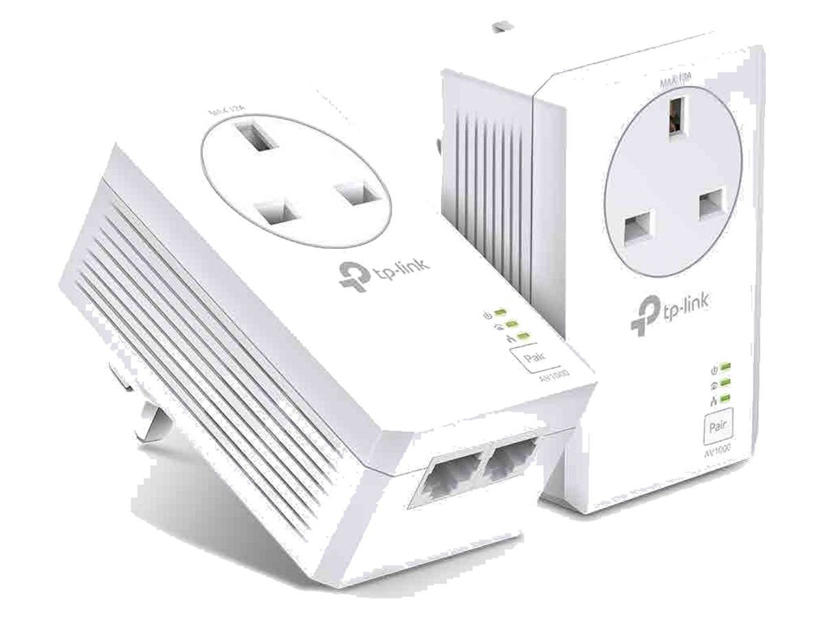 TL-PA7027P-KIT(UK)1.0 tp-link Gigabit Passthrough 產品圖片