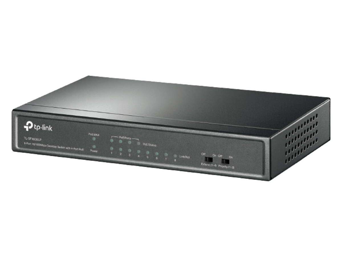 TL-SF1008LP(UN)1.0 tp-link Desktop Switch with 4-Port PoE 產品圖片