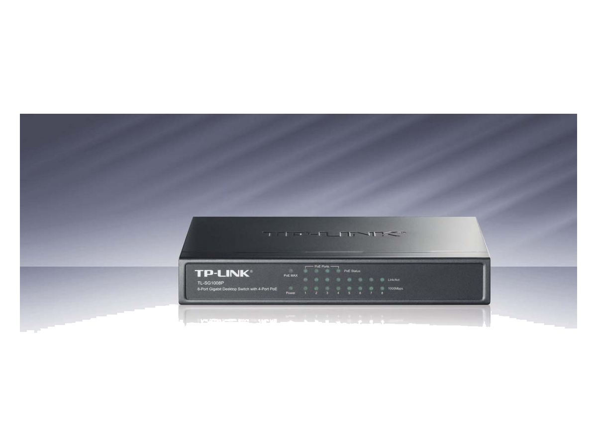 TL-SG1008P-V1 tp-link Switch de Escritorio de 8 Puertos 產品圖片