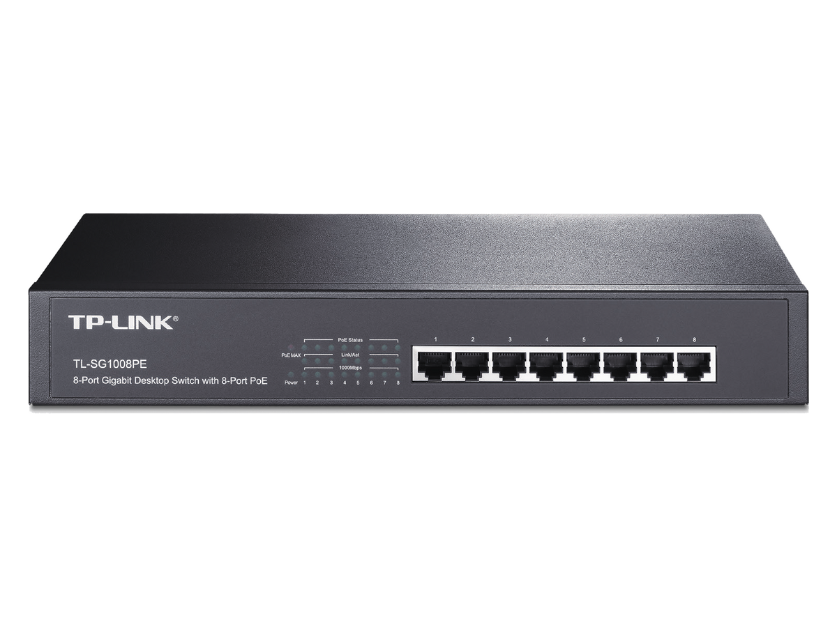 TL-SG1008PE(UN)2.0 tp-link Switch with 8-Port PoE 產品圖片