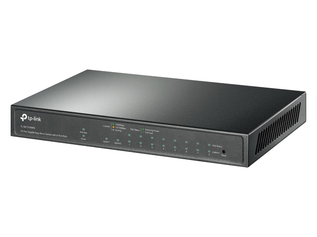 TL-SG1210MPE(UN)2.0 tp-link with 8-Port PoE+ 產品圖片