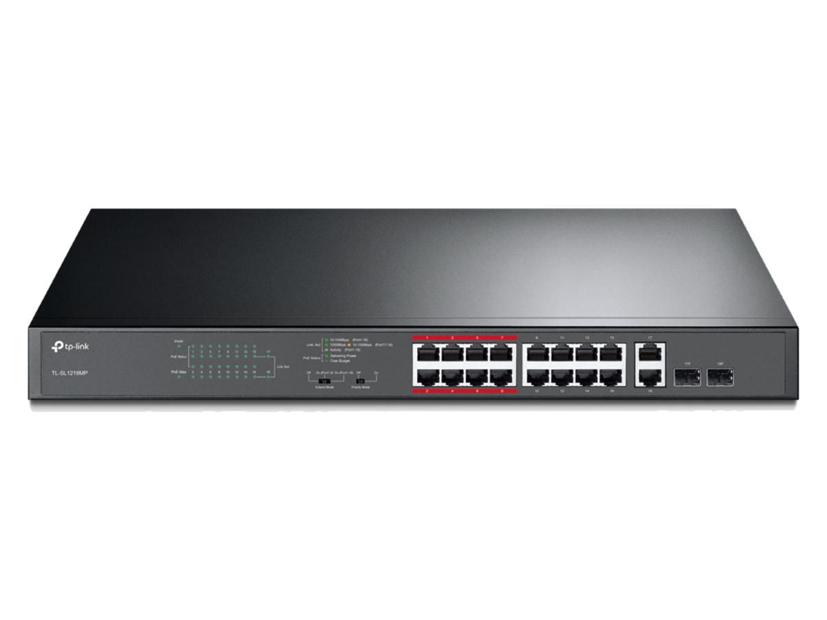 TL-SL1218MP-1.0 tp-link Gigabit Unmanaged PoE Switch 產品圖片
