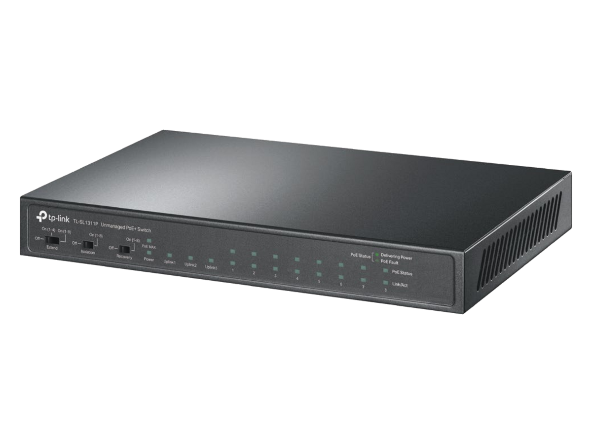 TL-SL1311P TP-Link Desktop Switch with 8-Port PoE+ 產品圖片