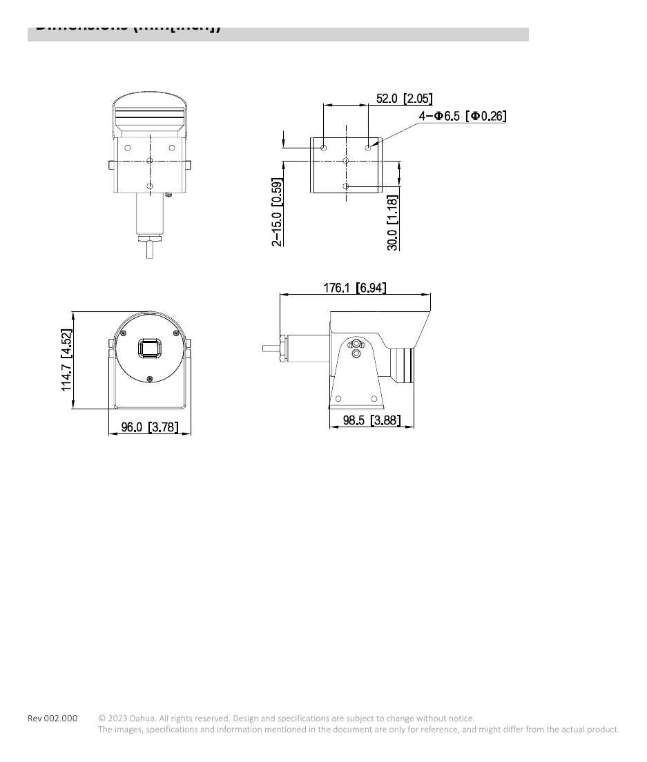 TPC-AEBF5201-T 外形尺寸圖 詳見圖示｜Unit: mm