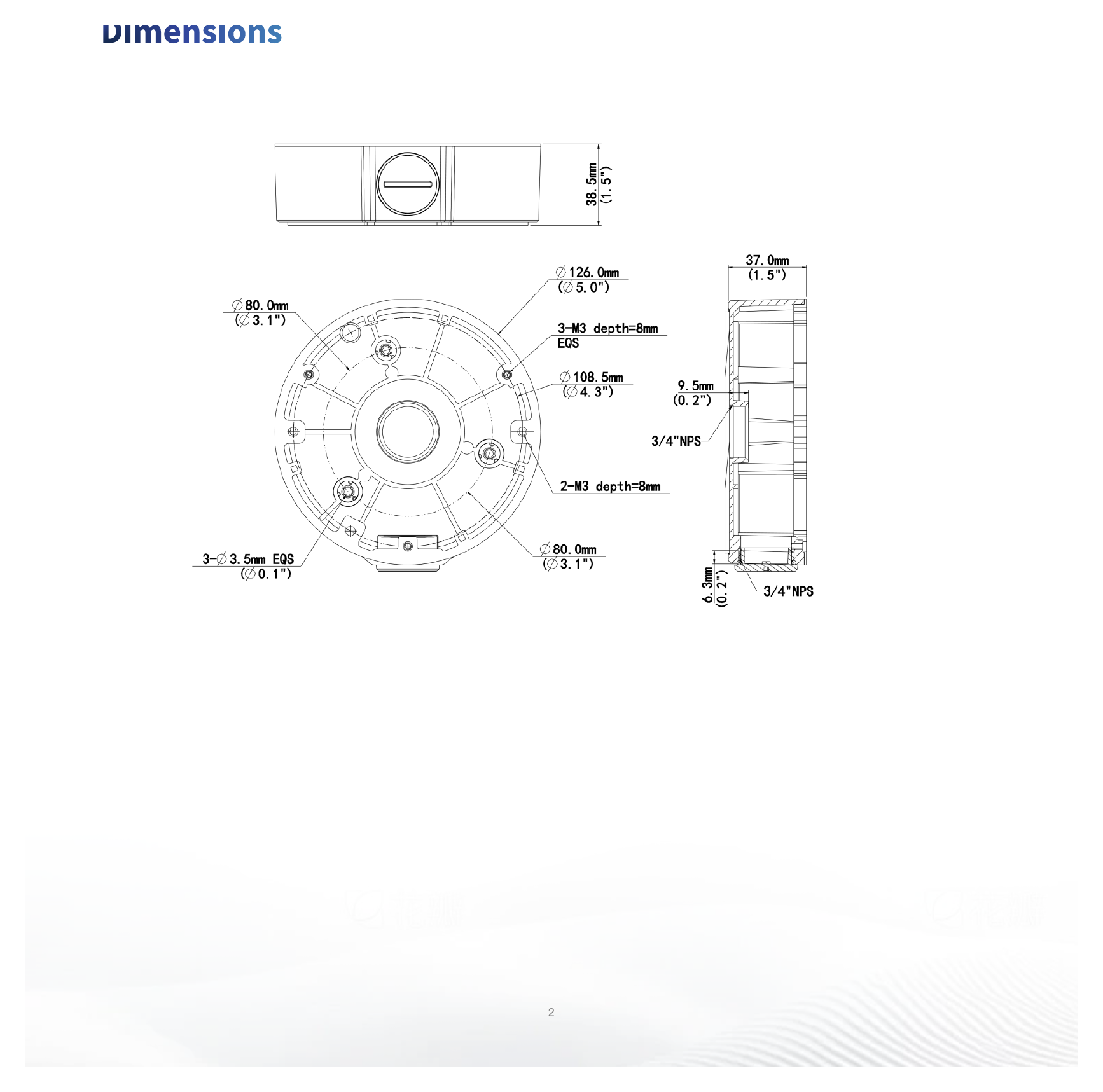 TR-JB03-H-IN 外形尺寸圖 詳見圖示｜Unit: mm