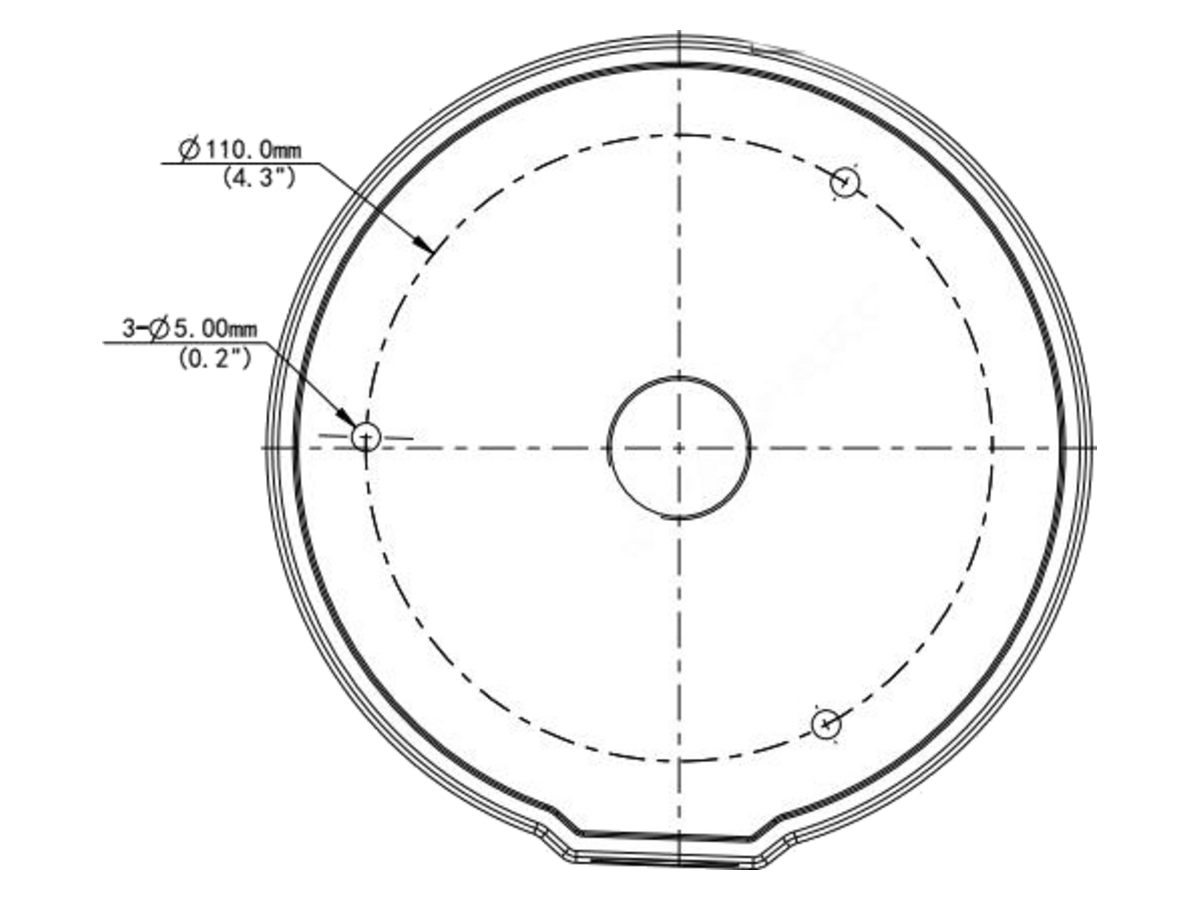 TR-JB04-C-IN-FIXED-DOME-JUNCTION-BOX uniview Fixed Dome Junction Box 產品圖片