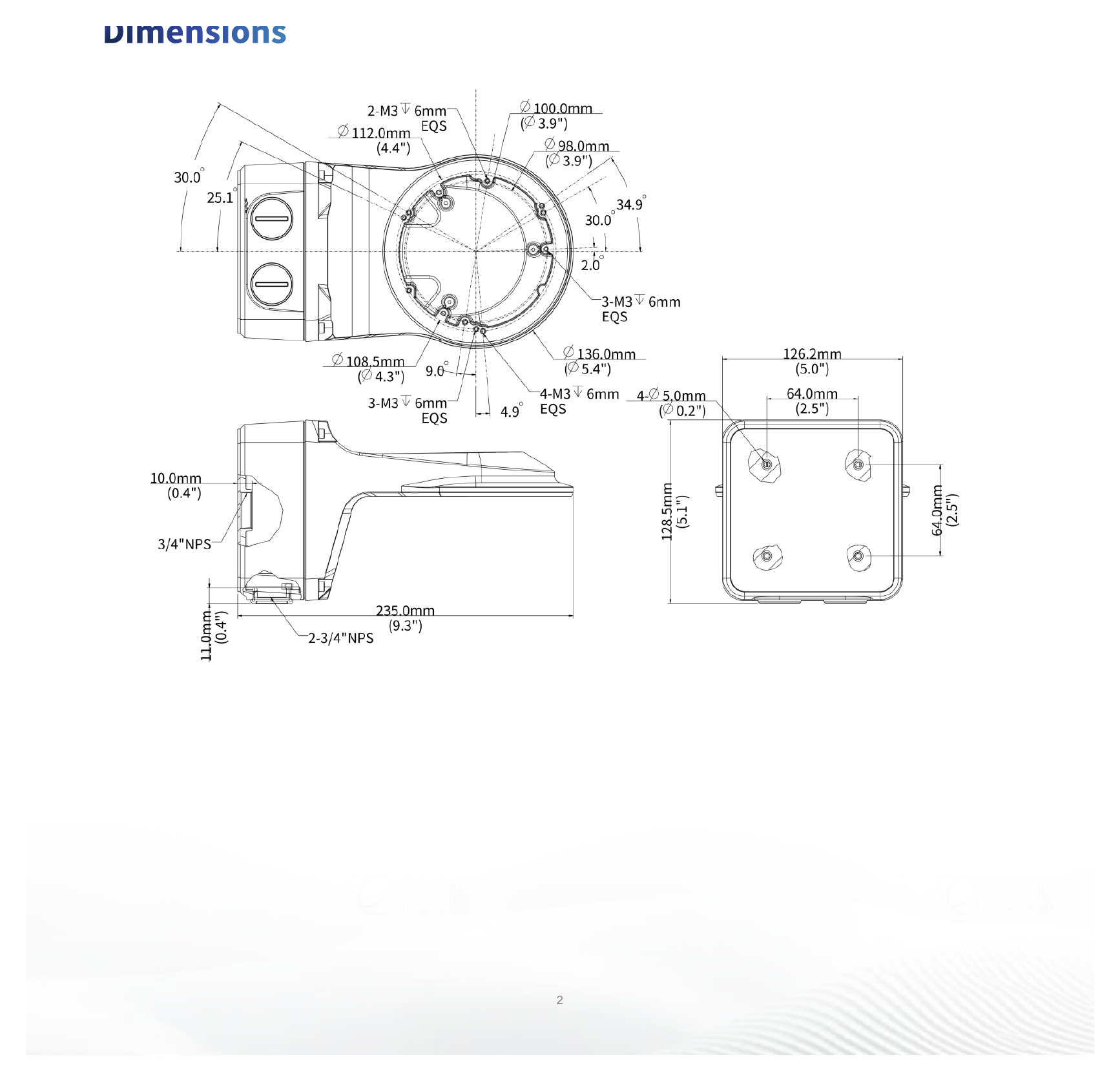 TR-JB07-WM03-F-IN-V2 外形尺寸圖 詳見圖示｜Unit: mm