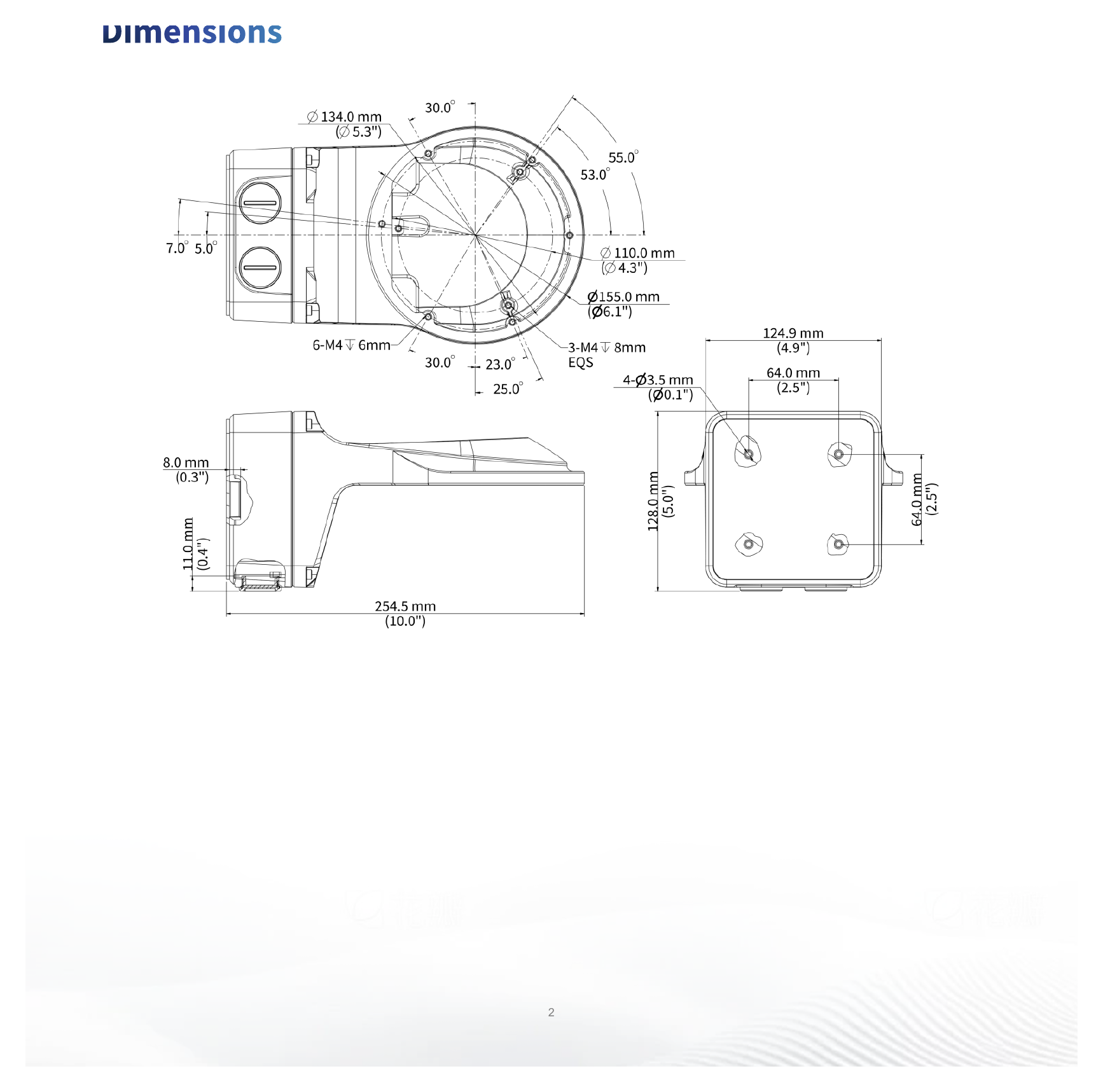 TR-JB07-WM04-B-IN-V2 外形尺寸圖 詳見圖示｜Unit: mm
