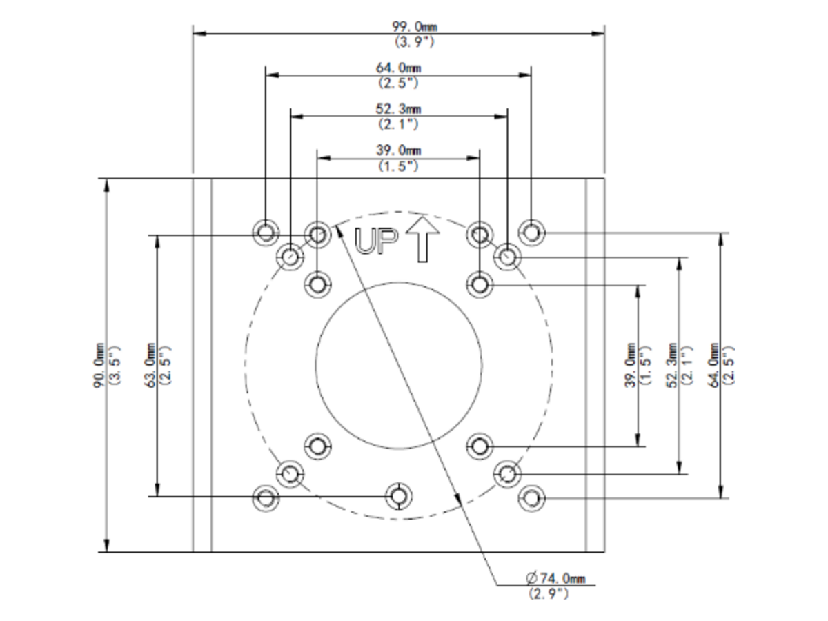 TR-UP06-B-IN-POLE-MOUNT-ADAPTER uniview TR-UP06-B-IN 產品圖片