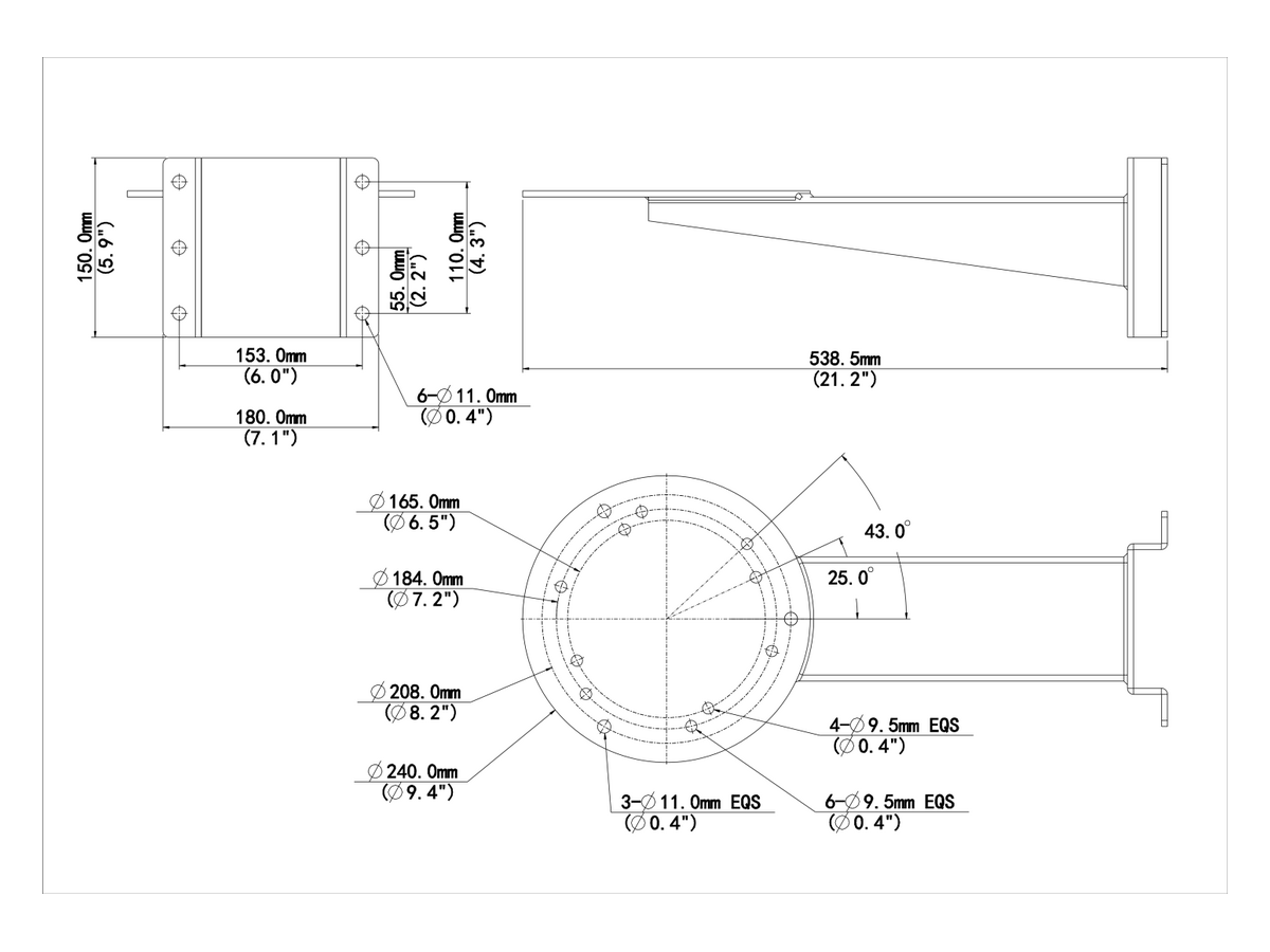 TR-WM08-L-B Uniview TR-WM08-L-B 產品圖片