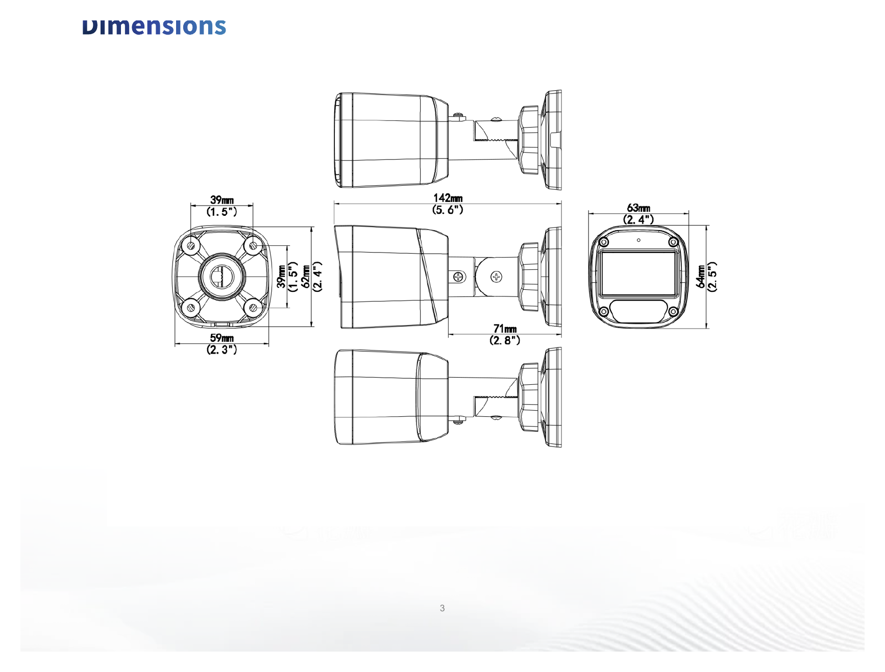 UAC-B112-AF28-W 外形尺寸圖 142mm*63mm*65mm (L*W*H)｜重量 146g(0.32lb) 11 Languages: English, German, Spanish (Latin America), French, Italian, Japanes