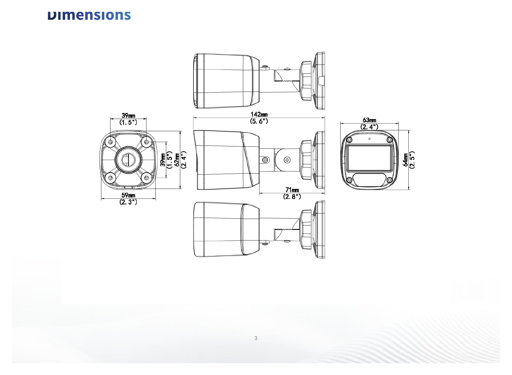 UAC-B115-AF28-W 外形尺寸圖 142mm*63mm*65mm (L*W*H)｜重量 150g(0.33lb) 11 Languages: English, German, Spanish (Latin America), French, Italian, Japanes