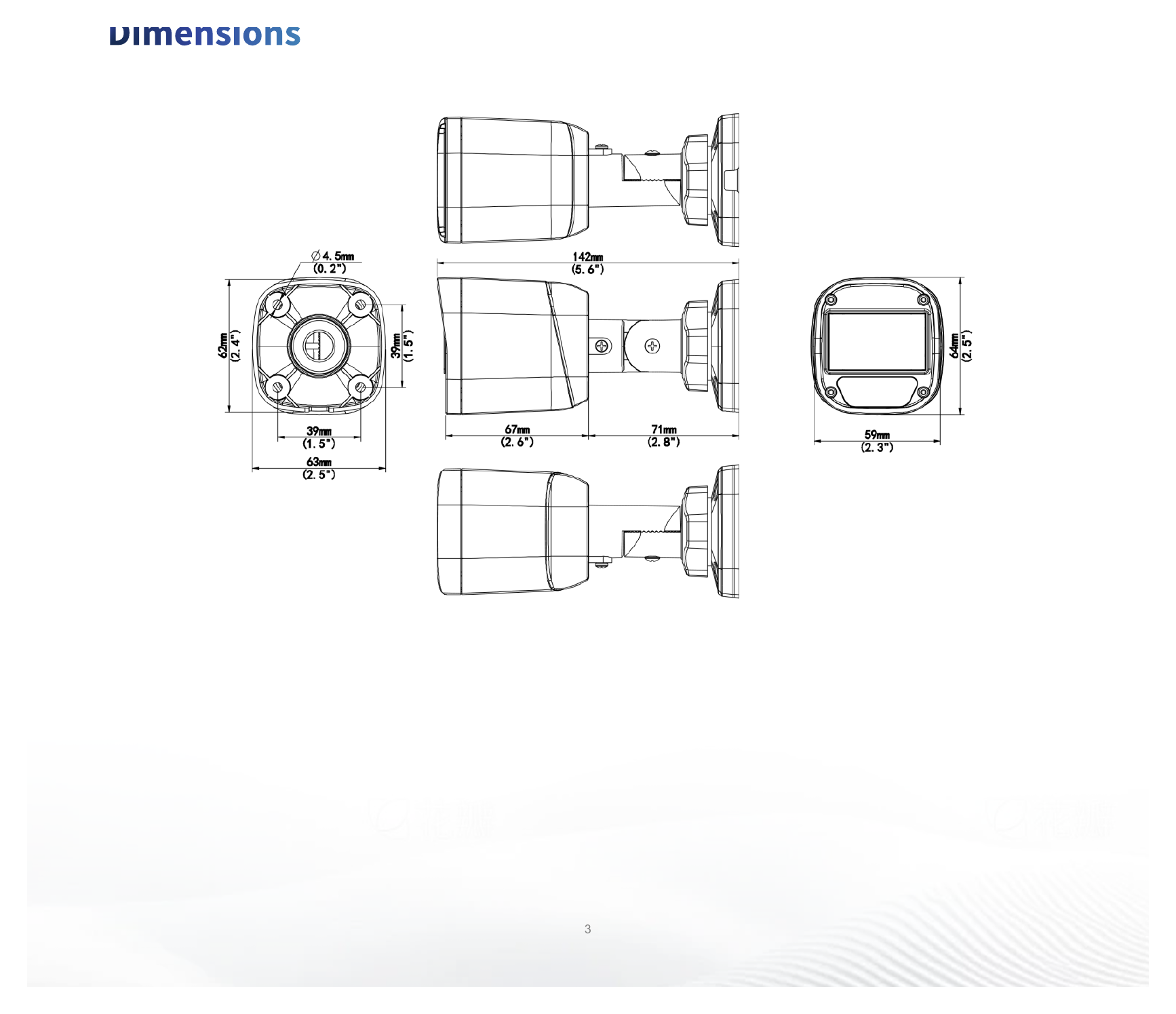 UAC-B115-F28-W 外形尺寸圖 142mm*63mm*65mm (L*W*H)｜重量 145g(0.32lb) 11 Languages: English, German, Spanish (Latin America), French, Italian, Japanes