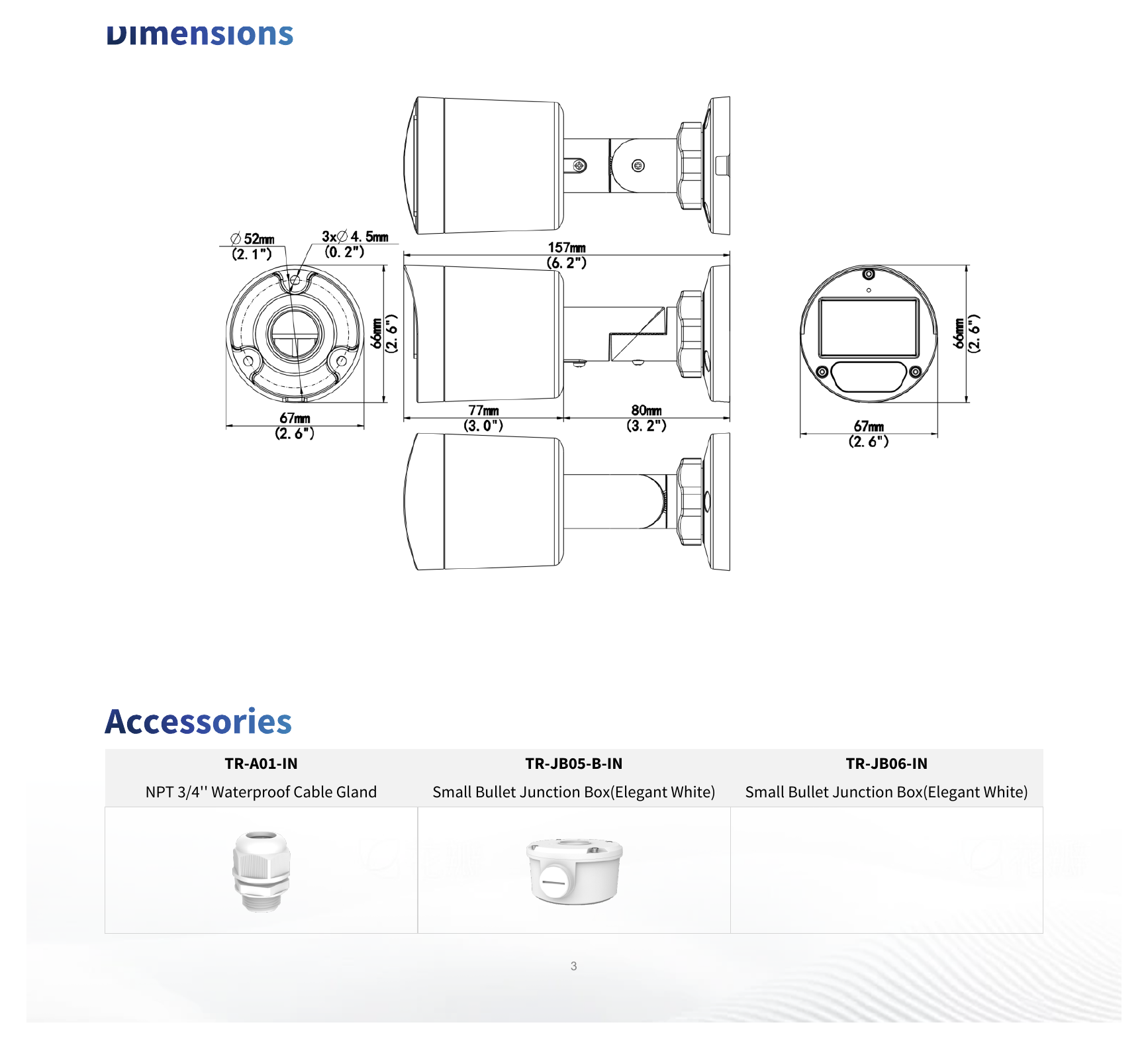 UAC-B122-AF28M-W 外形尺寸圖 157mm*67mm*66mm (L*W*H)｜重量 279g(0.62lb)｜Unit: mm